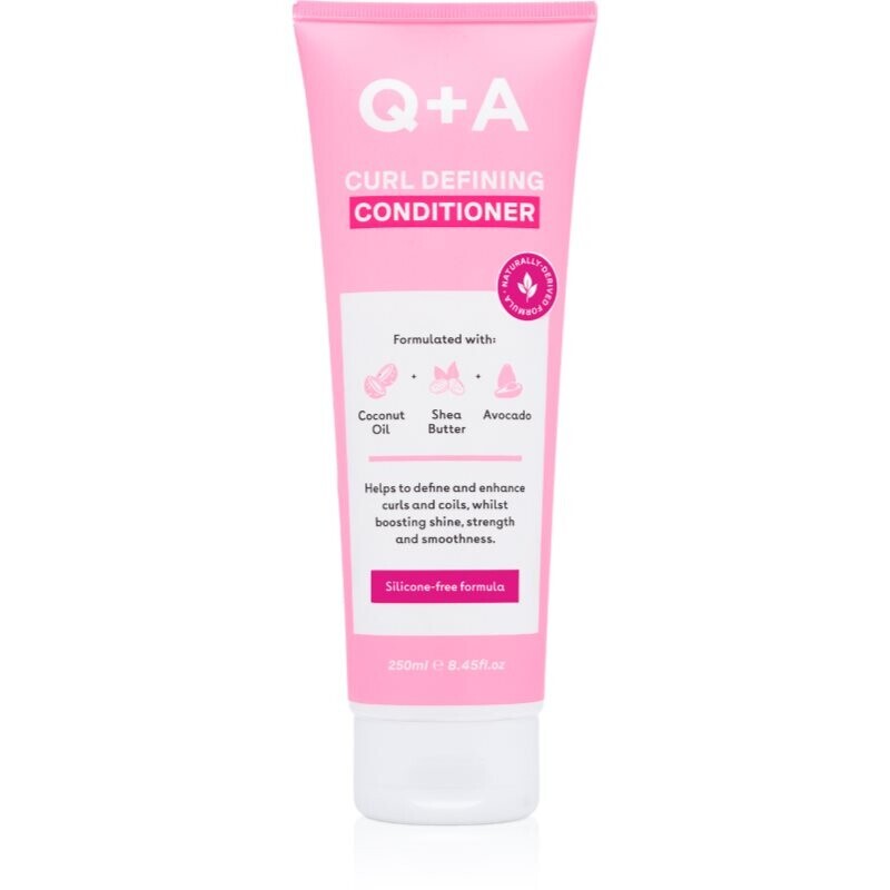 Q+A Curl Defining moisturising conditioner for wavy and curly hair 250 ml