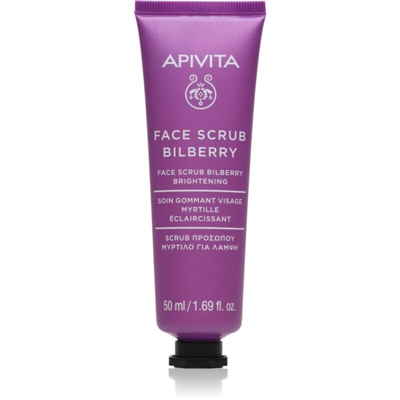 Apivita Face Scrub Bilberry brightening scrub 50 ml