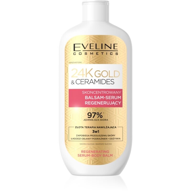 Eveline Cosmetics 24k Gold & Ceramidy Balsam-Serum regenerating balm 3-in-1 400 ml