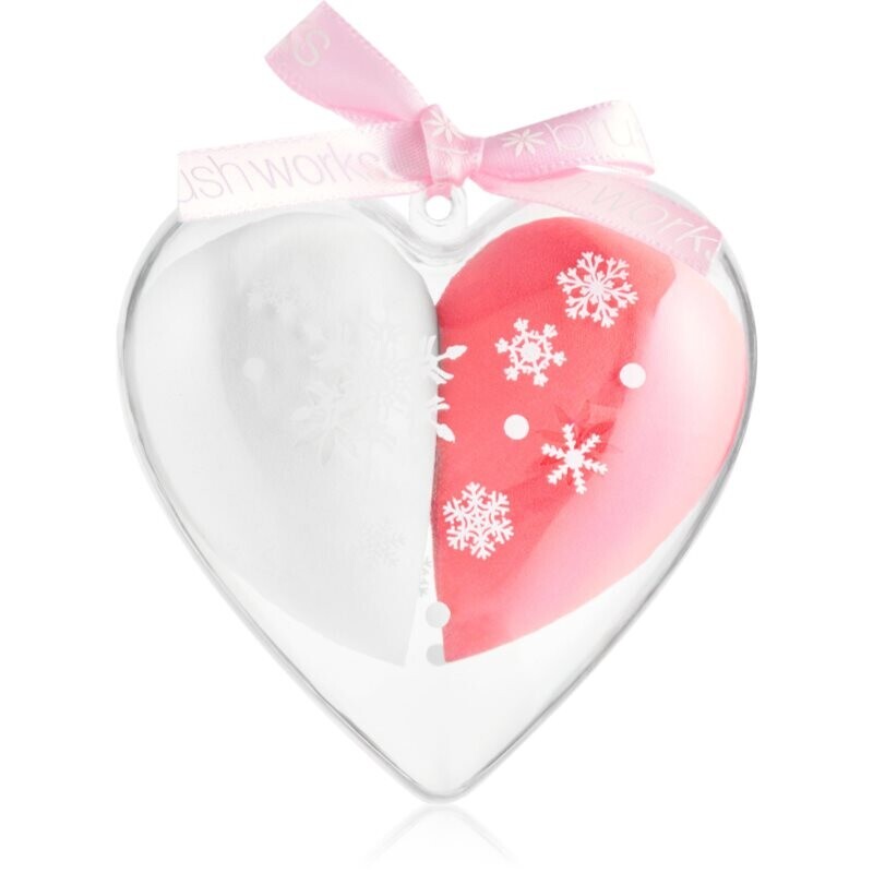 Brushworks Sparkly Bauble Complexion Sponges set of make-up sponges with bag