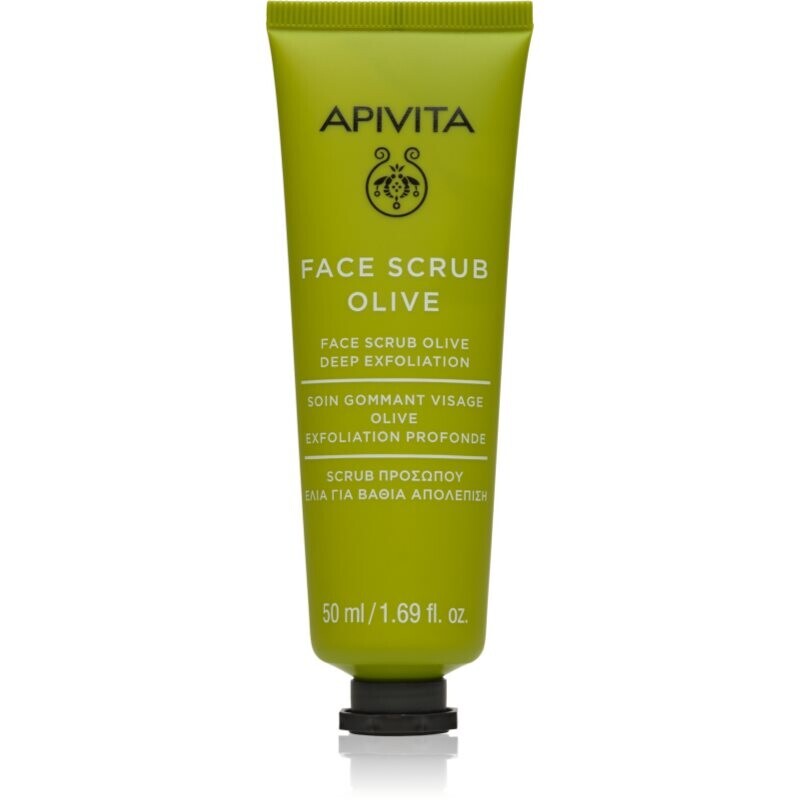 Apivita Face Scrub Olive exfoliating face cleanser 50 ml