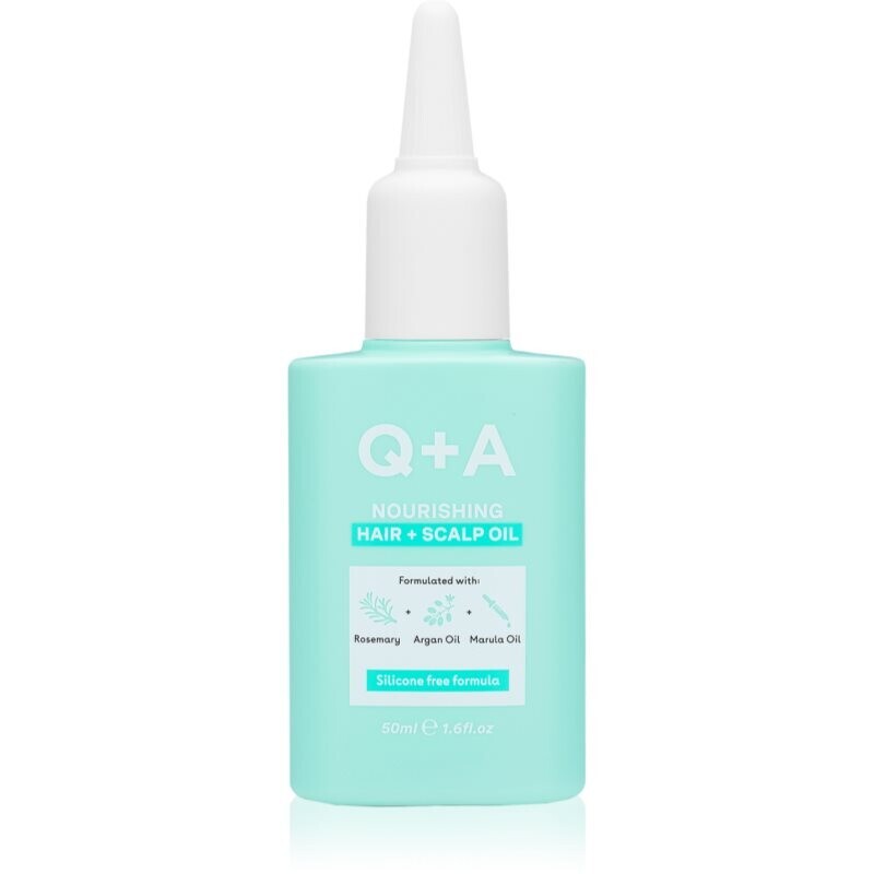 Q+A Nourishing Hair + Scalp Oil nourishing oil for hair and scalp 50 ml