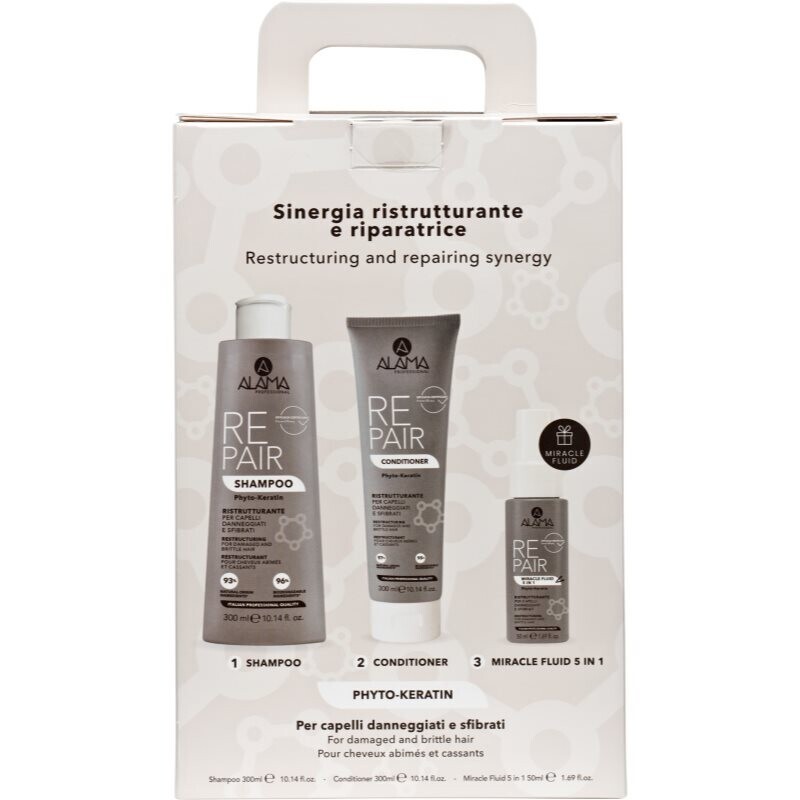 Alama Professional Repair Gift Box gift set for damaged hair