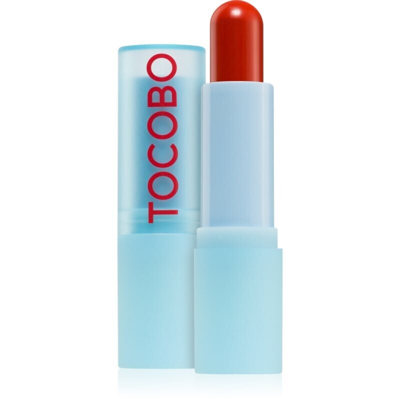 TOCOBO Glass Tinted Lip Balm moisturising lip balm for brilliant shine shade 013 Tangerine Red 3.5 g