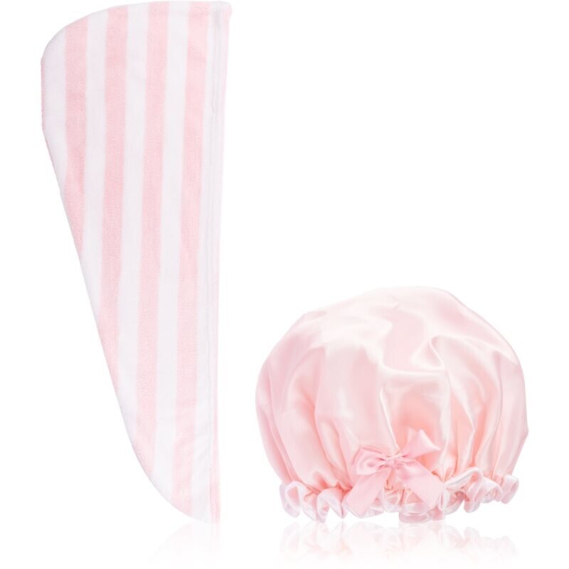 Brushworks Luxury Hair Towel & Shower Cap gift set for hair