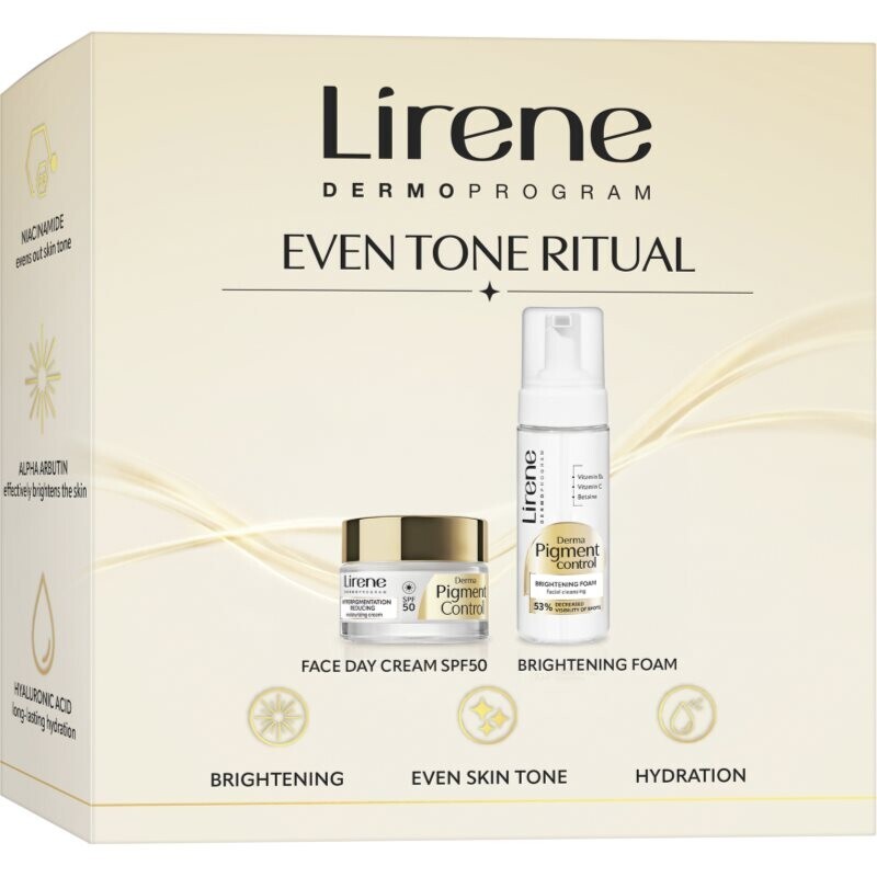 Lirene Even Tone Ritual gift set for pigment spot correction