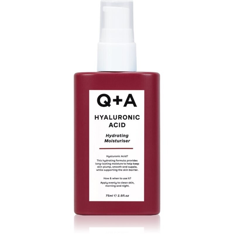 Q+A Hyaluronic Acid light moisturising cream for the face 75 ml