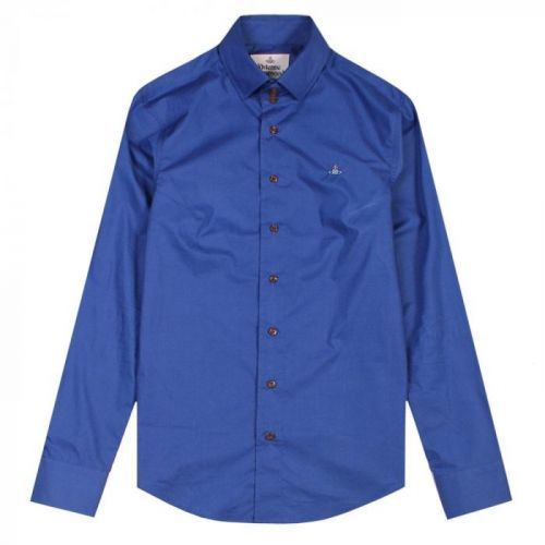Vivienne Westwood Three Button Shirt Colour: BLUE, Size: SMALL