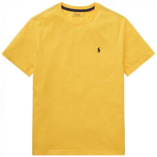 Ralph Lauren Kids Logo T-Shirt Yellow Colour: YELLOW, Size: 4 YEARS