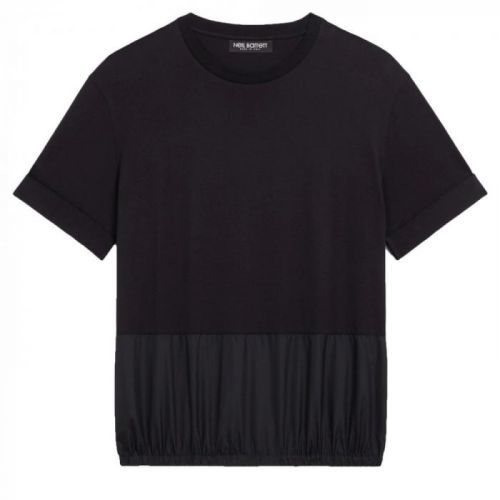 Neil Barrett Panelled Relax Fit T-shirt Colour: BLACK, Size: SMALL
