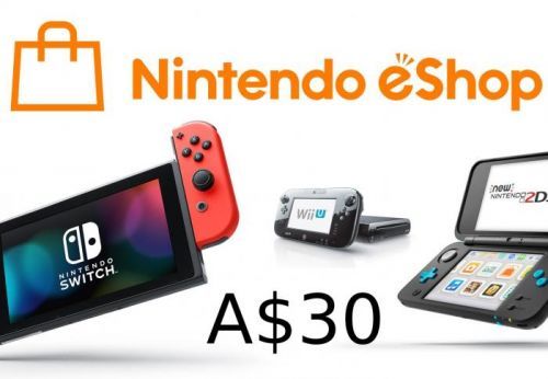 Nintendo eShop Prepaid Card A$30 AU Key