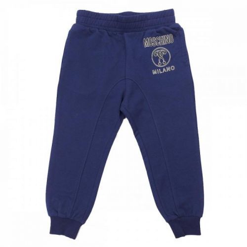 Moschino Joggers Colour: NAVY, Size: 4 YEARS