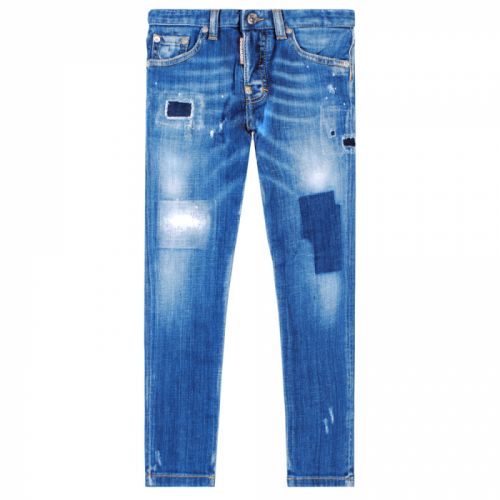 Dsquared2 Kids Skater Jeans Blue Colour: BLUE, Size: 6 YEARS