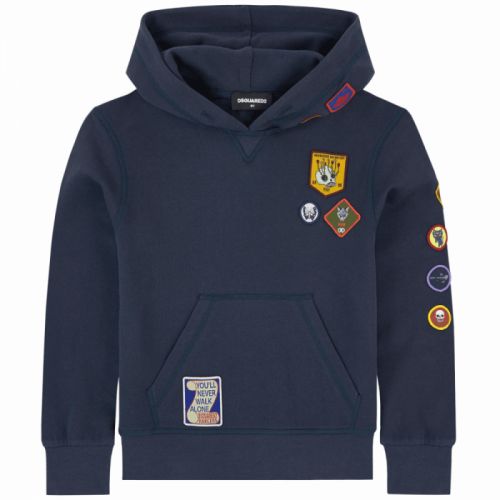 Dsquared2 Kids Boyscout Hoodie Navy Colour: NAVY, Size: 8 YEARS