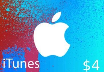 iTunes $4 US Card