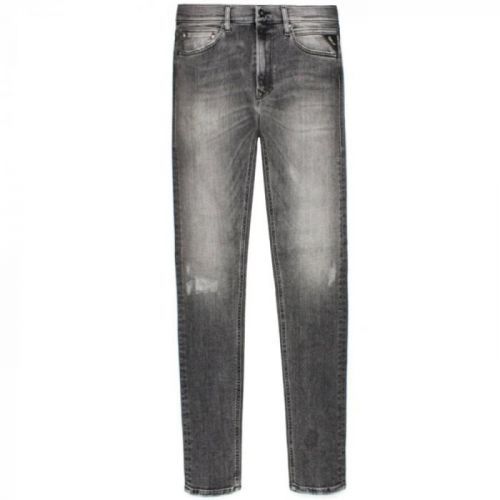 Replay Anbass Aged 10 Distressed Jeans Colour: GREY, Size: 30 30