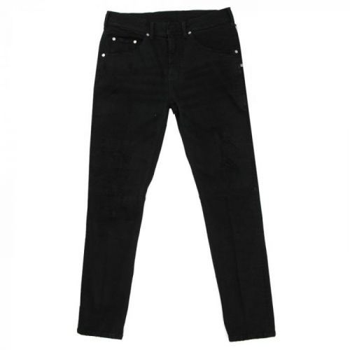 Neil Barrett Distressed Slim Jeans Colour: BLACK, Size: 30 30