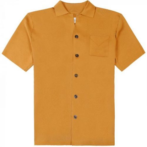 Maison Margiela Button Styled Polo Shirt Colour: Bronze, Size: LARGE