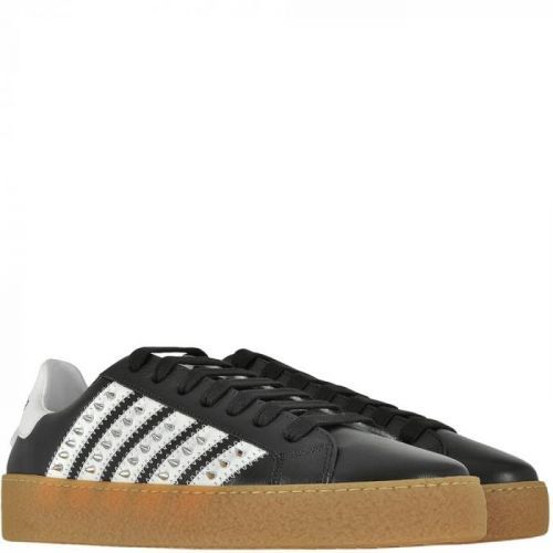 DSquared2 Spike Low Top Trainers Colour: BLACK, Size: 6