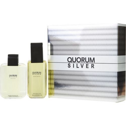 Antonio Puig - Quorum Silver 100ML Gift Box Set