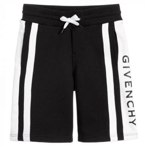 Givenchy Kids Bermuda Logo Shorts Colour: BLACK, Size: 6 YEARS