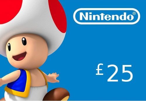 Nintendo eShop Prepaid Card £25 UK Key