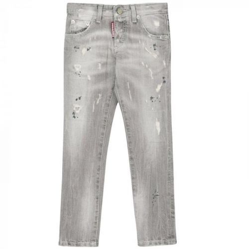 Dsquared2 Kids Clement Jeans Grey Colour: GREY, Size: 10 YEARS