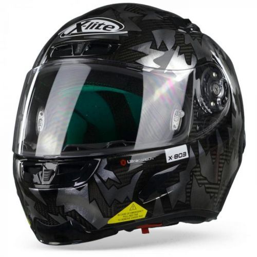 X-Lite X-803 Ultra Carbon Imago 63 Carbon Black White Full Face Helmet S