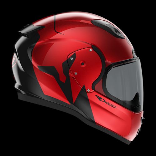 ROOF RO200 Troyan Red Black Full Face Helmet S