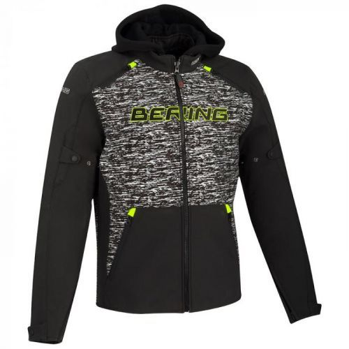 Bering Drift Black Grey Textile Motorcycle Jacket S