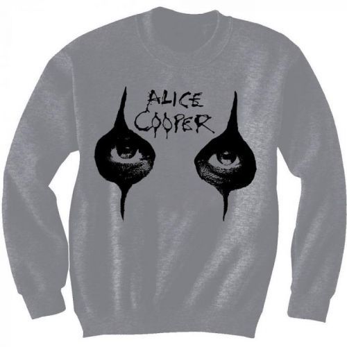 Alice Cooper Unisex Sweatshirt Eyes Grey S