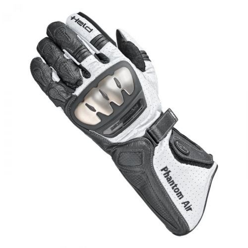 Held Phantom Air Black White Motorcycle Gloves 7