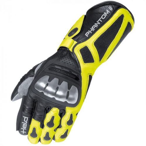 Held Phantom II Black Fluo Yellow Motorcycle Gloves 7