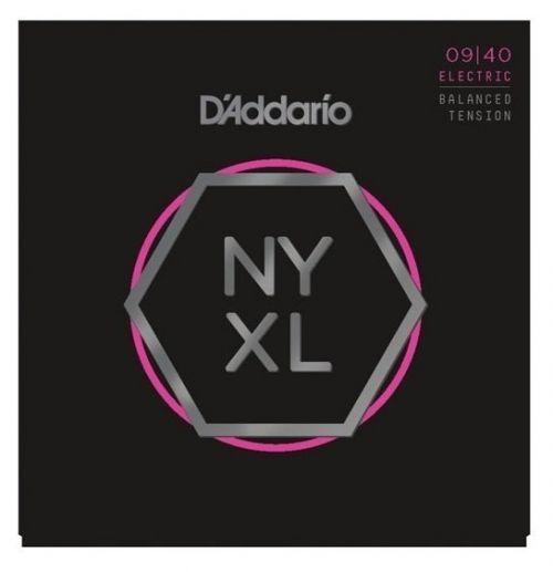 D'Addario NYXL0940BT Nickel Wound Balanced Tension Super Light 09-40