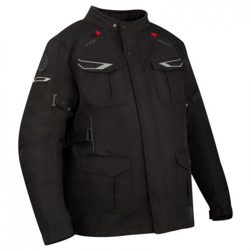 Bering Carlos Kingsize Black Textile Motorcycle Jacket L