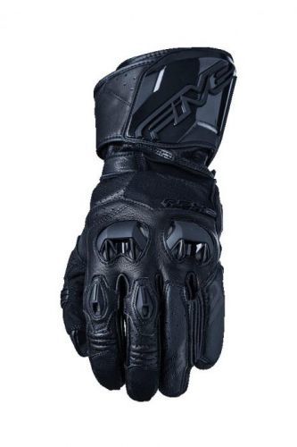 Five RFX2 Black Motorcycle Gloves S