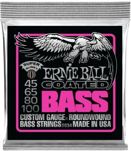 Ernie Ball 3834 Coated Bass Super 45-100
