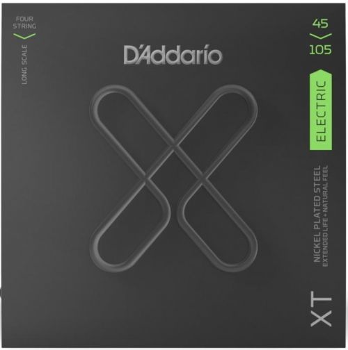 D'Addario XTB45105 Light Top/Medium Bottom Long Scale