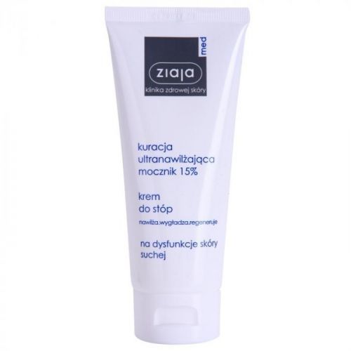 Ziaja Med Ultra-Moisturizing with Urea Regenerating Moisturising Foot Cream for Calloused Skin (15% Urea) 100 ml