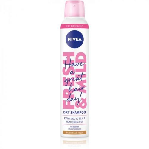 Nivea Fresh Revive Refreshing Dry Shampoo with Volume Effect Medium Tones 200 ml