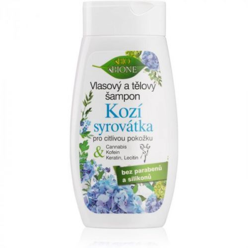 Bione Cosmetics Kozí Syrovátka Shampoo and Body Wash for Sensitive Skin 260 ml