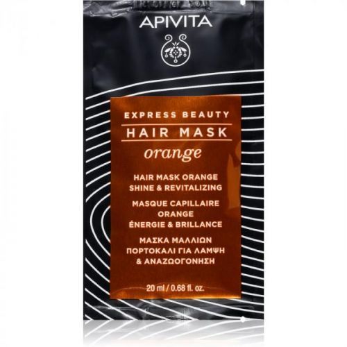 Apivita Express Beauty Orange Revitalising Hair Mask 20 ml