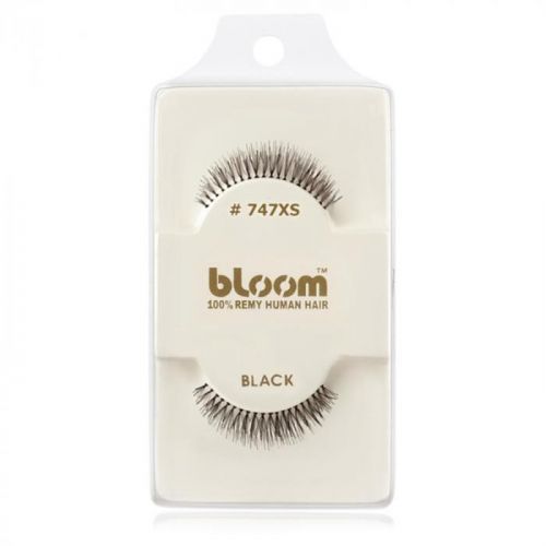 Bloom Natural Stick-On Eyelashes From Human Hair No. 747XS (Black) 1 cm