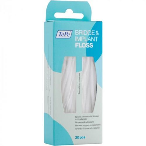 TePe Bridge & Implant Floss Special Dental Floss For Cleaning Of Implants 30 pc