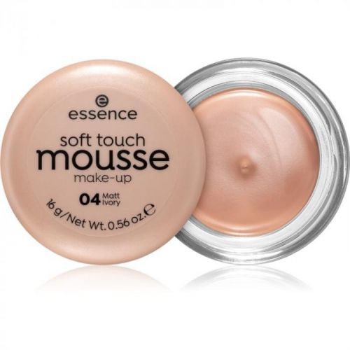 Essence Soft Touch Mattifying Mousse Make-Up Shade 04 Matt Ivory 16 g