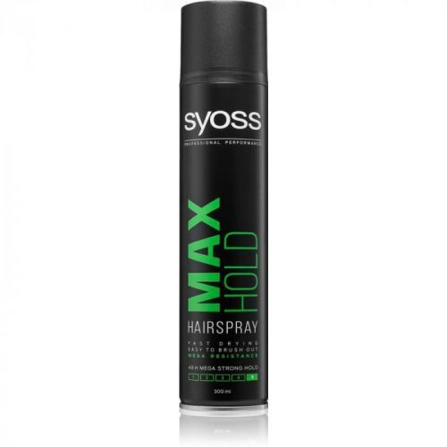 Syoss Max Hold Hairspray With Extra Strong Fixation 300 ml