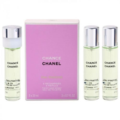 Chanel Chance Eau Fraîche eau de toilette (3x refill) for Women 3x20 ml