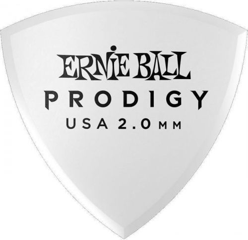 Ernie Ball Prodigy Pick 2.0 mm White Shield 6-Pack