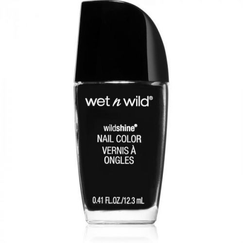 Wet N Wild Wild Shine High Coverage Nail Polish Shade Black Creme 12,3 ml