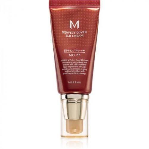 Missha M Perfect Cover BB Cream High Sun Protection Shade No. 27 Honey Beige SPF42/PA+++ 50 ml
